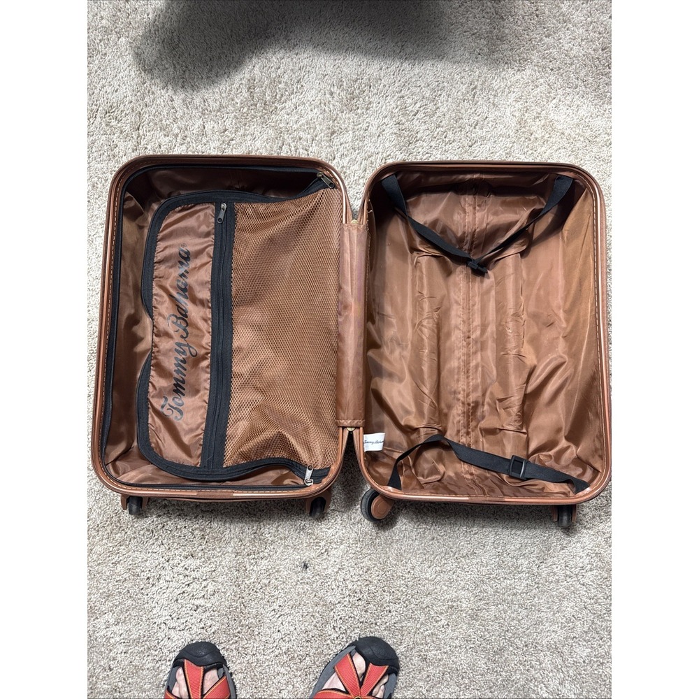 Tommy Bahama Hardside Carry-On Spinner USED Nice Travel Ready EUC 14"x9"x 21" - Picture 10 of 14